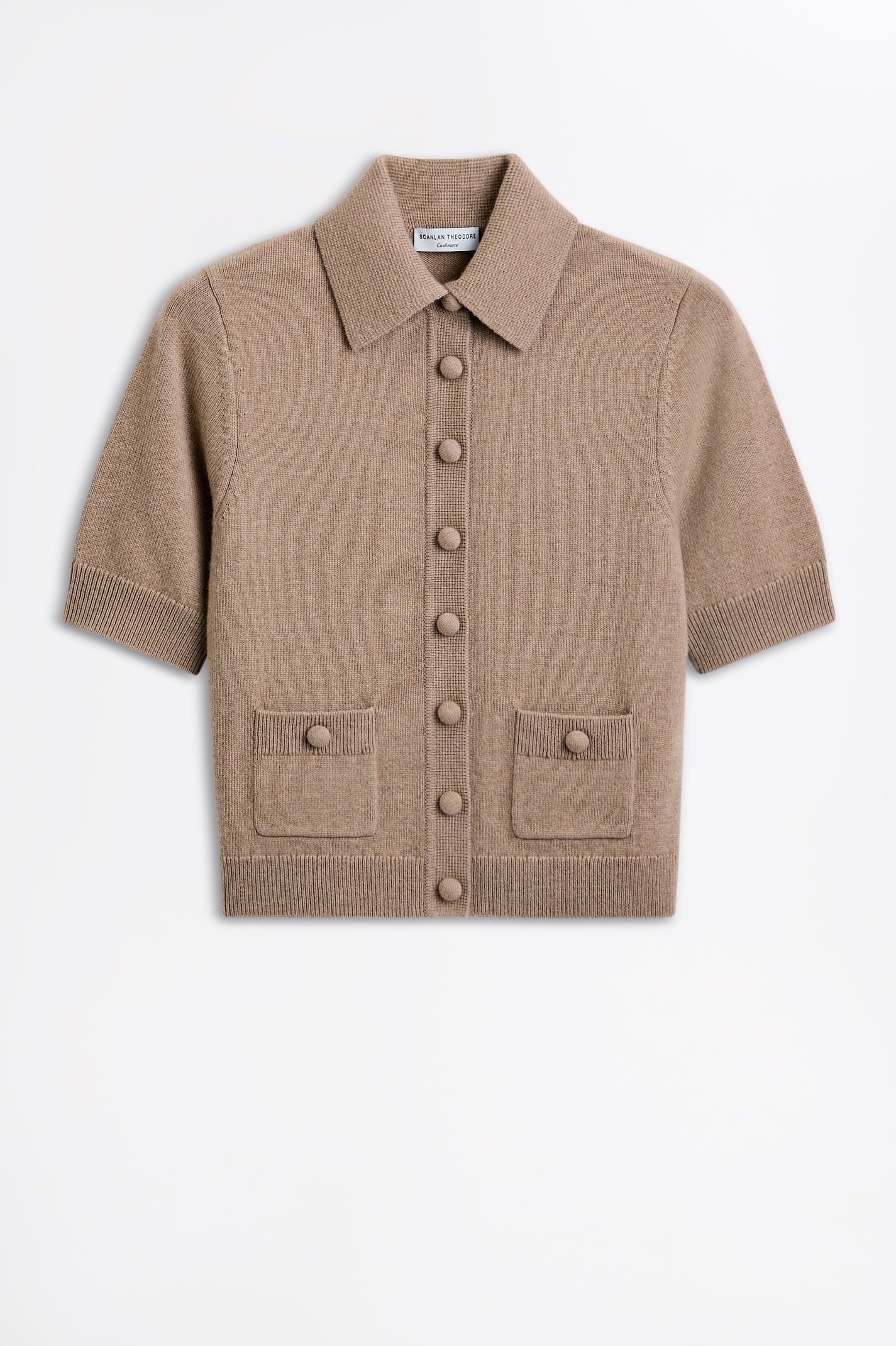 CASHMERE SHORT SLEEVE CARDIGAN - Image 2