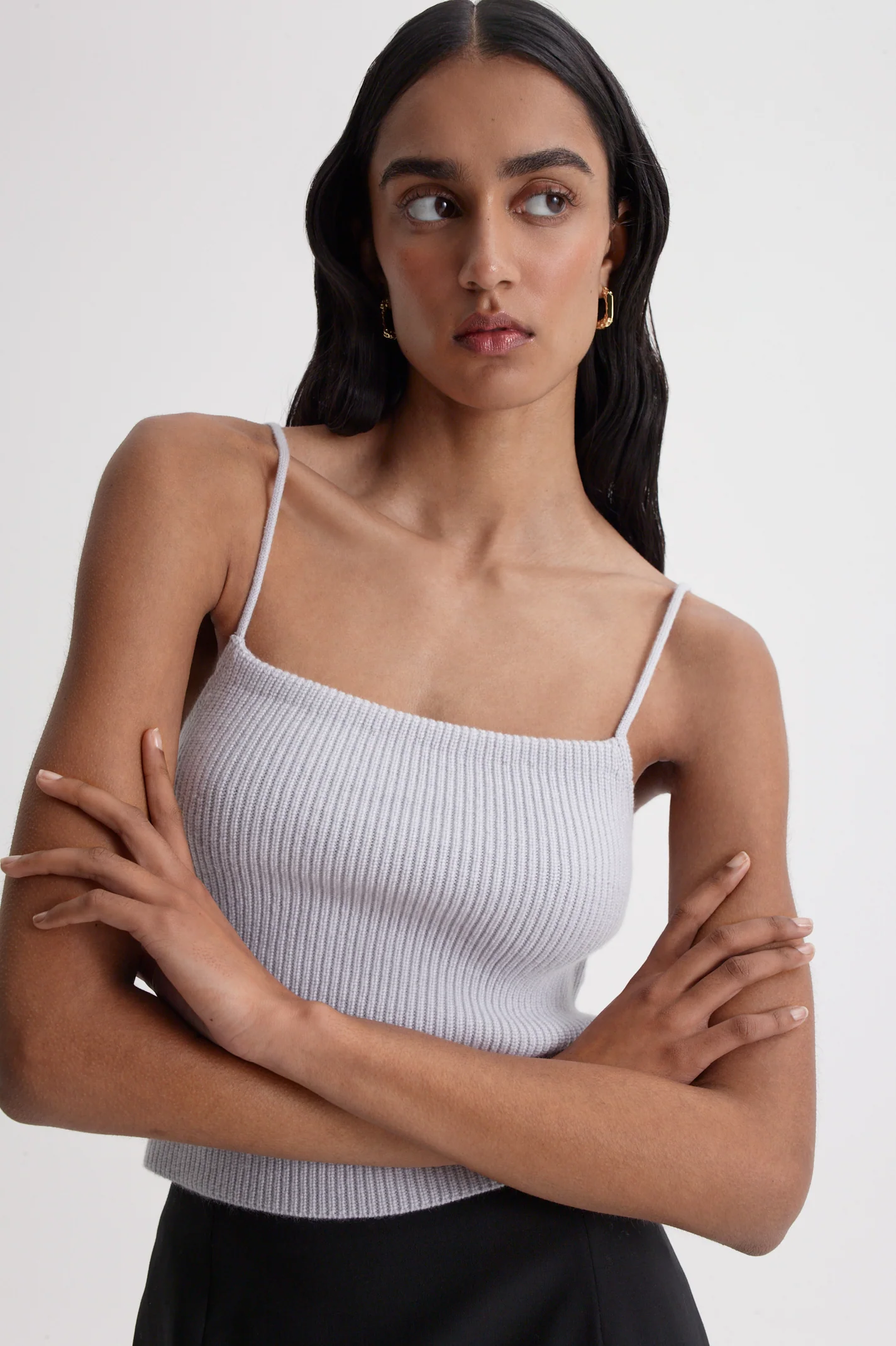 CASHMERE SQUARE NECK CAMISOLE - Image 3
