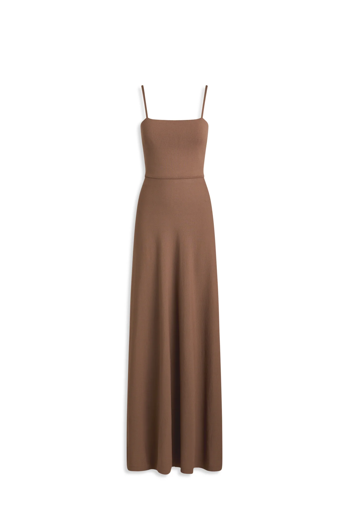 CREPE KNIT SQUARE NECK SFT DRESS