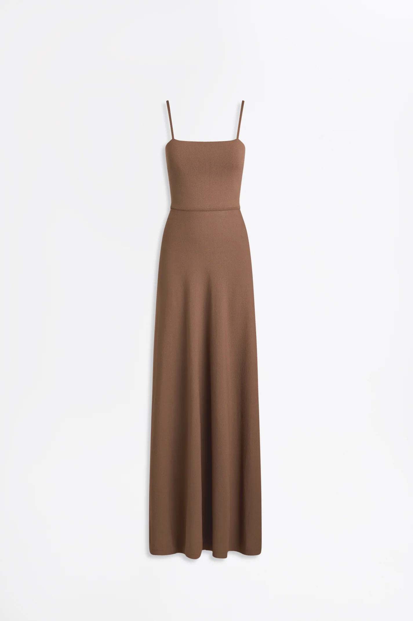CREPE KNIT SQUARE NECK SFT DRESS - Image 2