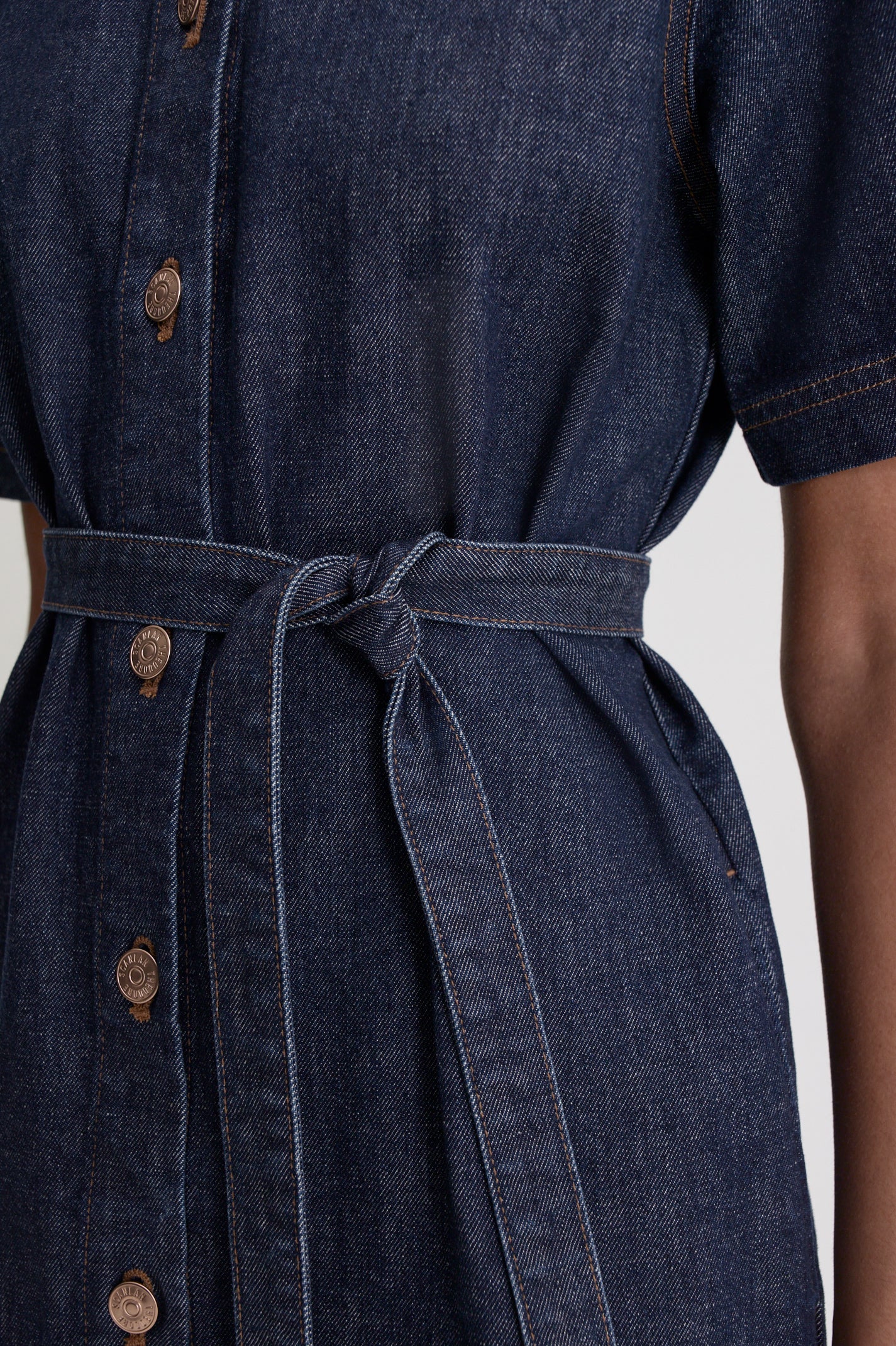 DENIM MINI DRESS - Image 7