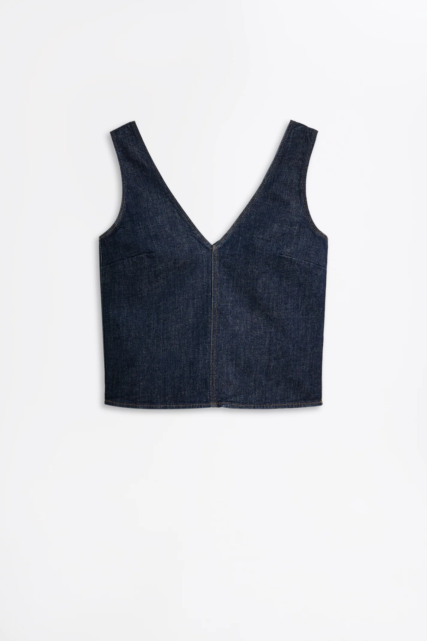 DENIM V NECK TANK - Image 2