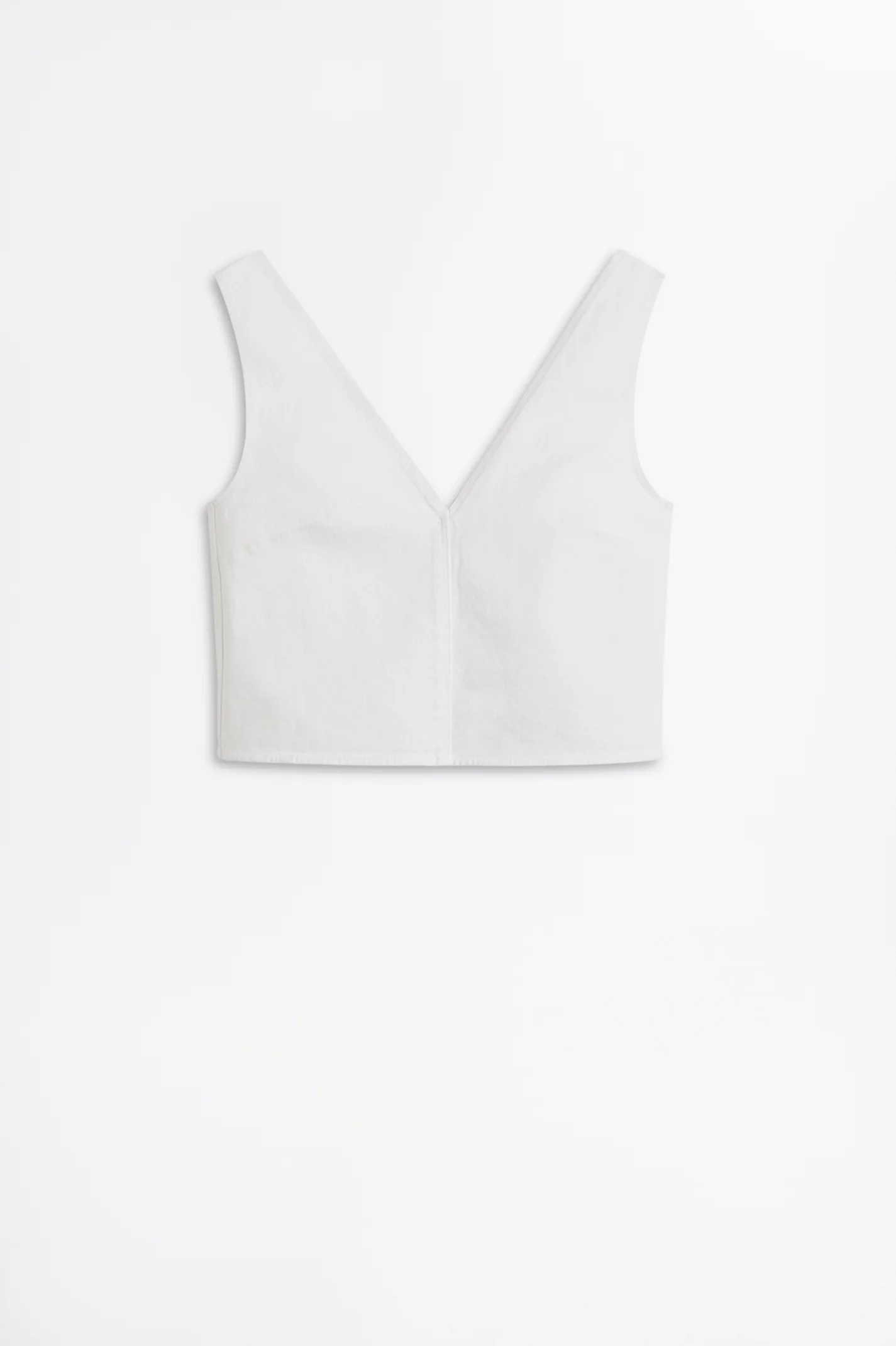 DENIM V NECK TANK - Image 2