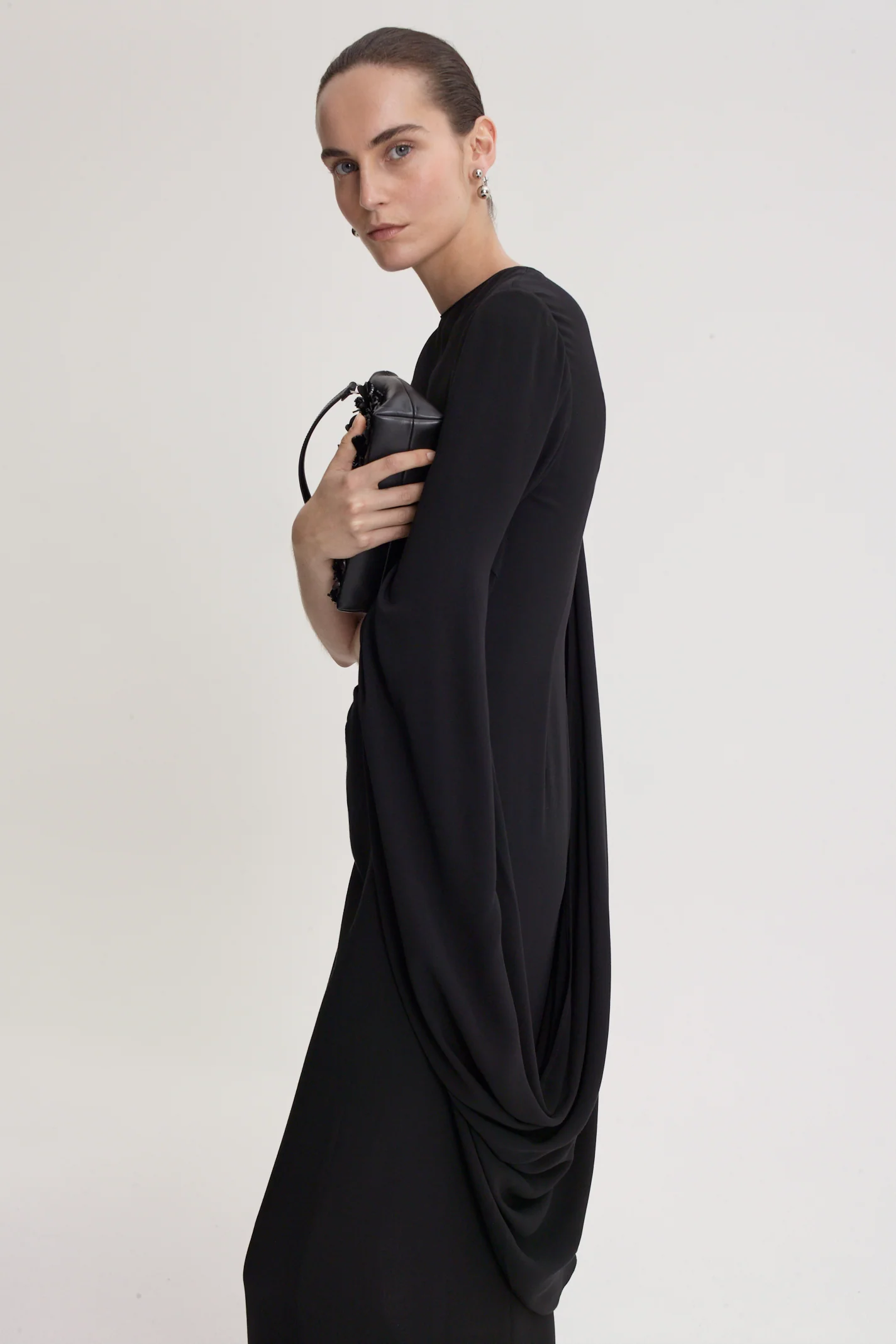 DRAPE CAPE GOWN - Image 6