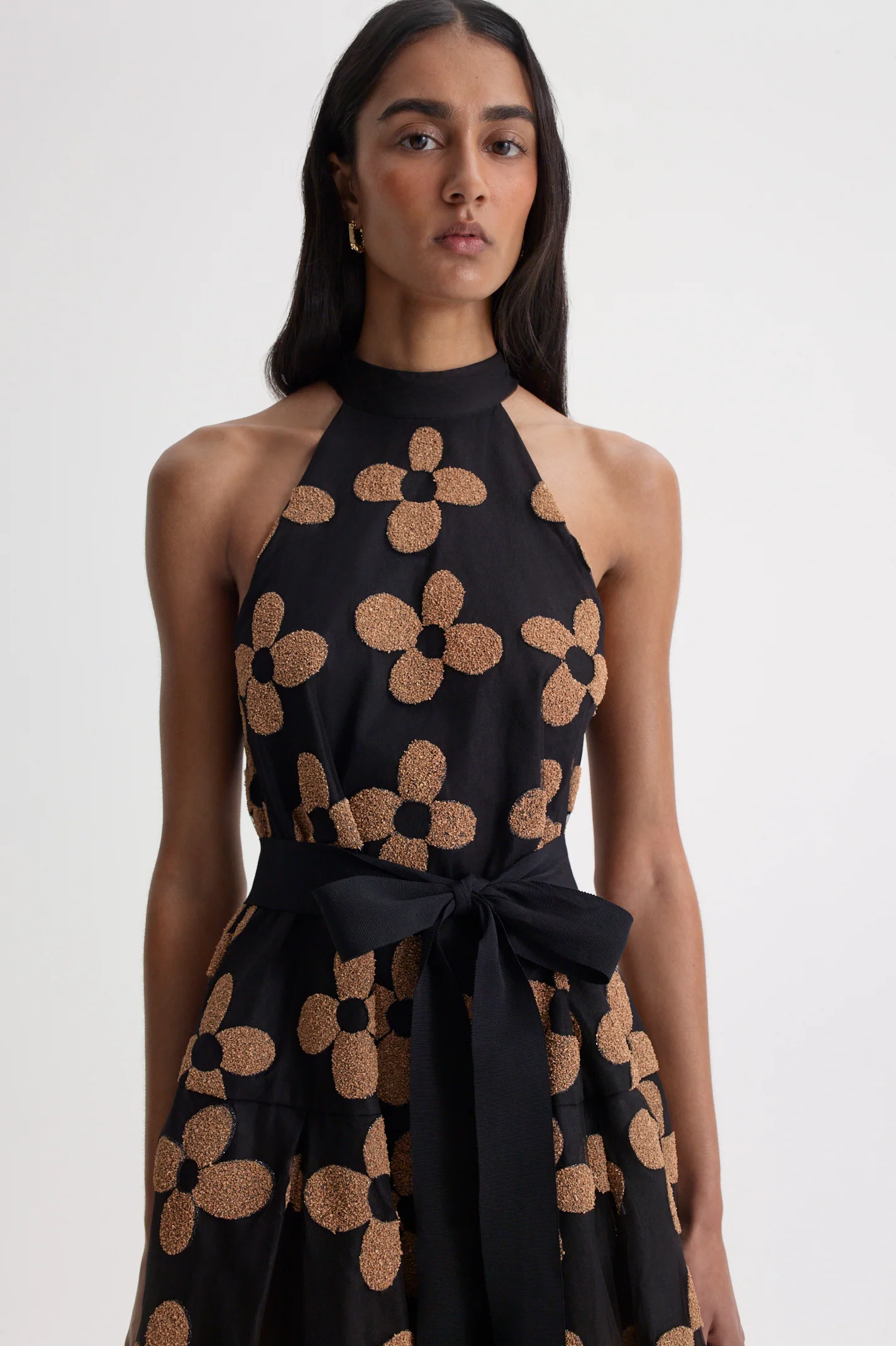 FRENCH COUTURE FLORAL GOWN - Image 3