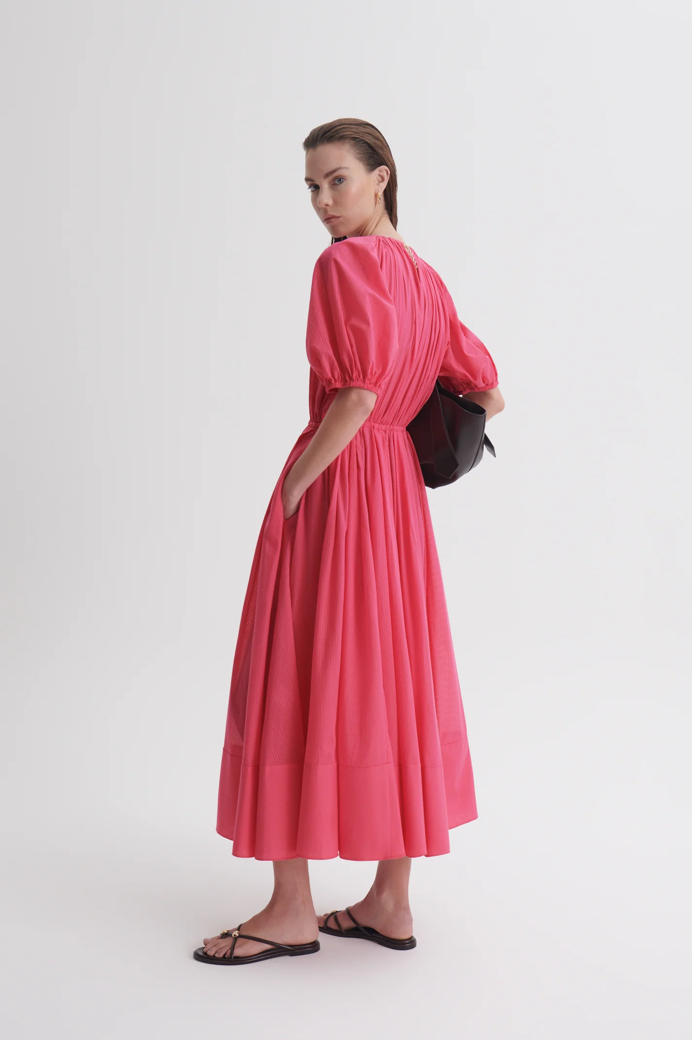 GINGHAM VOILE DRESS - Image 5