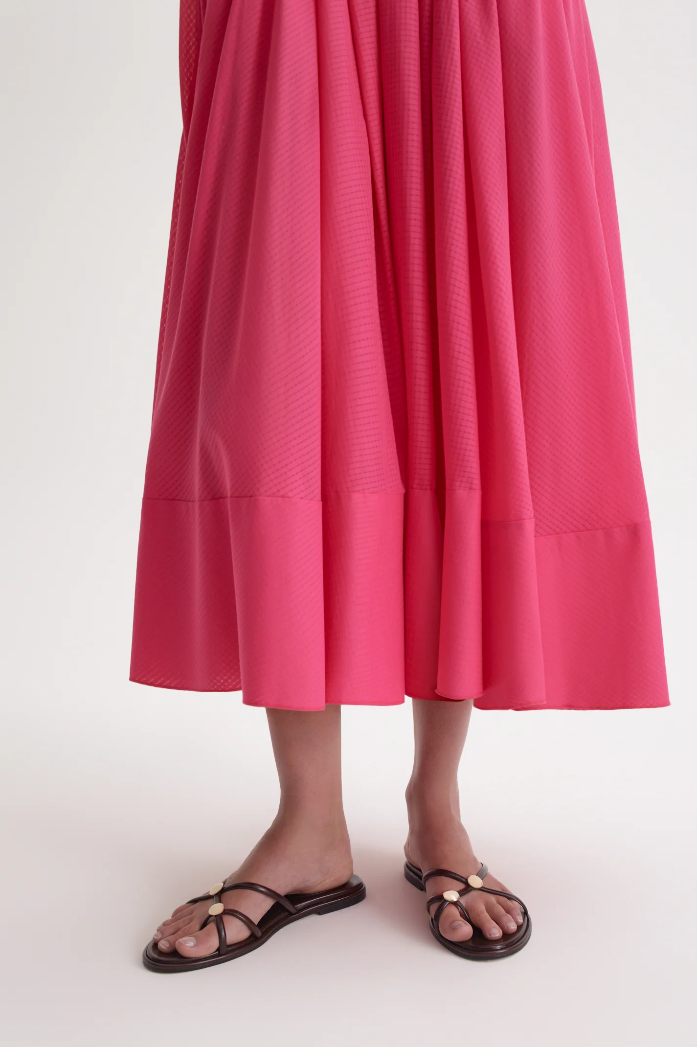 GINGHAM VOILE DRESS - Image 9