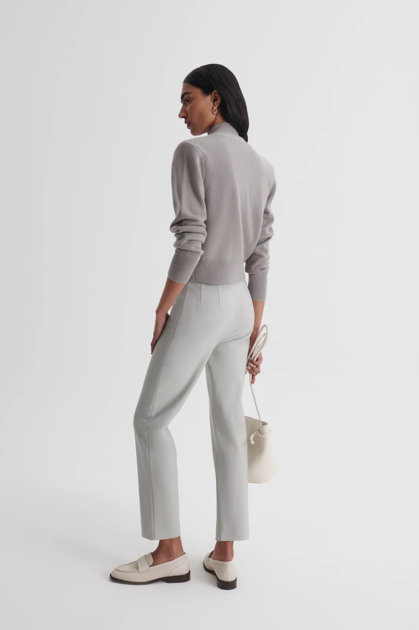 ITALIAN HIGHWAIST SLIM TROUSER - Image 5