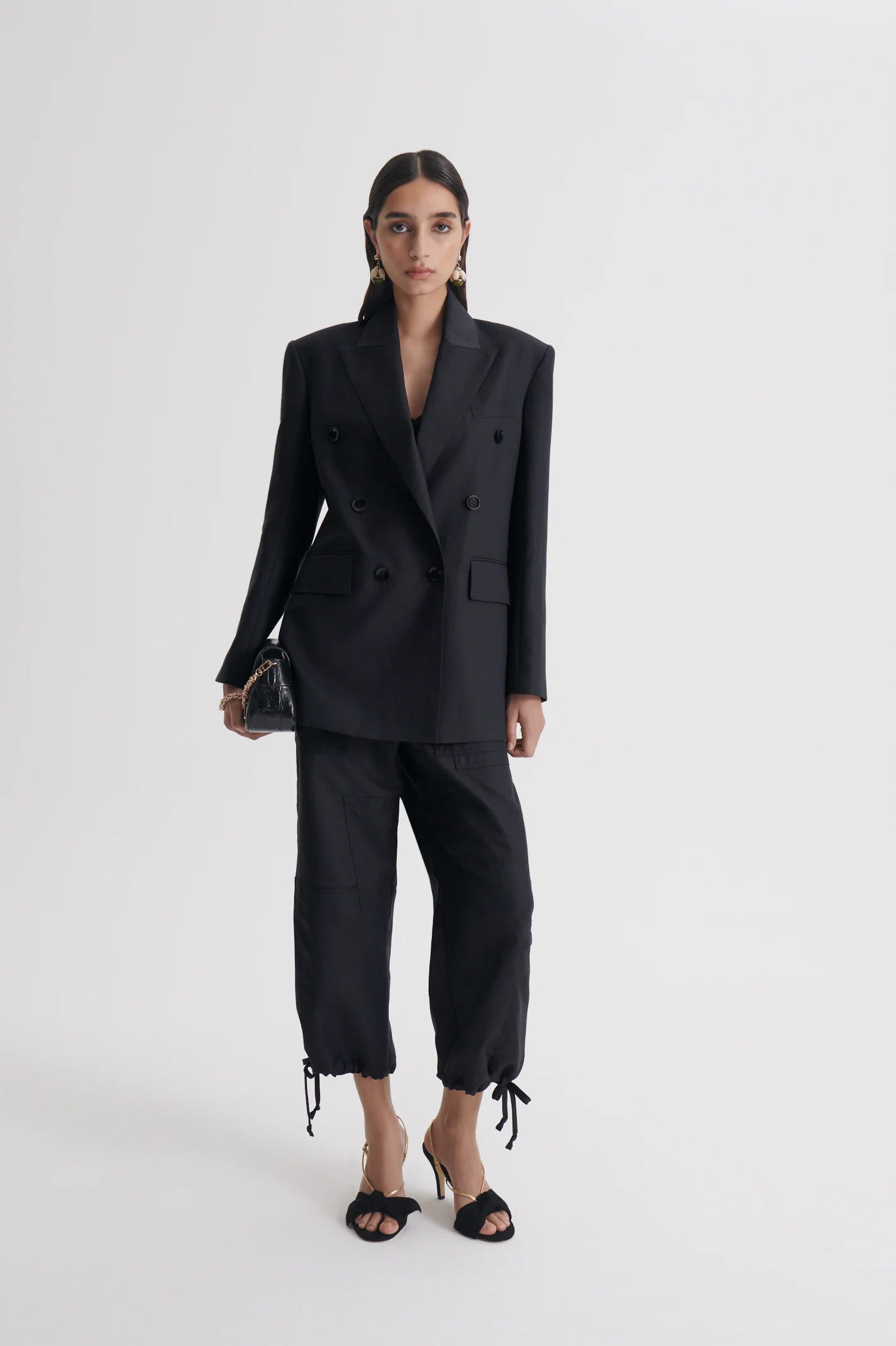 LINEN DOUBLE BREASTED JACKET - Image 4