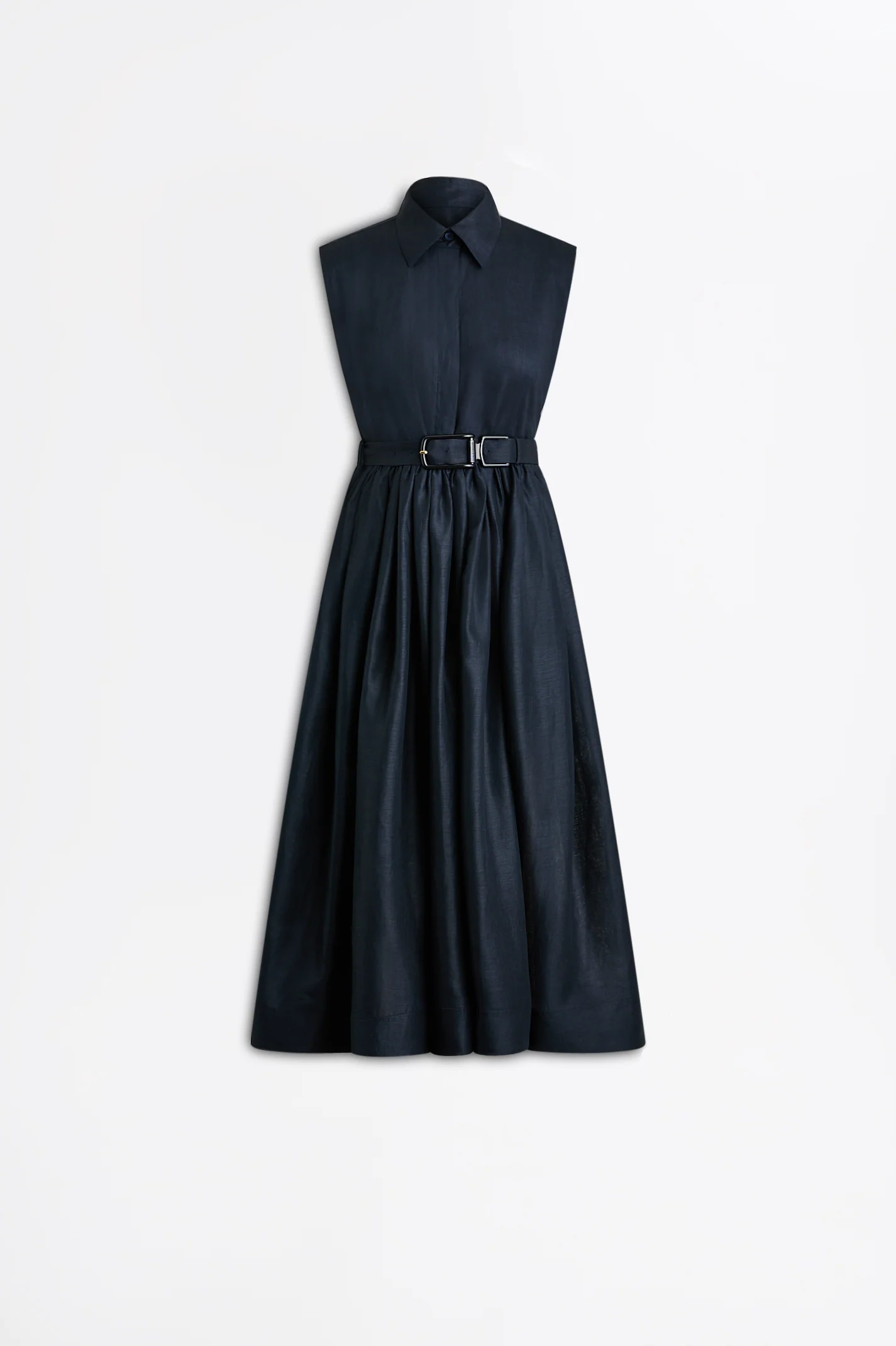 LINEN SLEEVELESS DRESS - Image 2