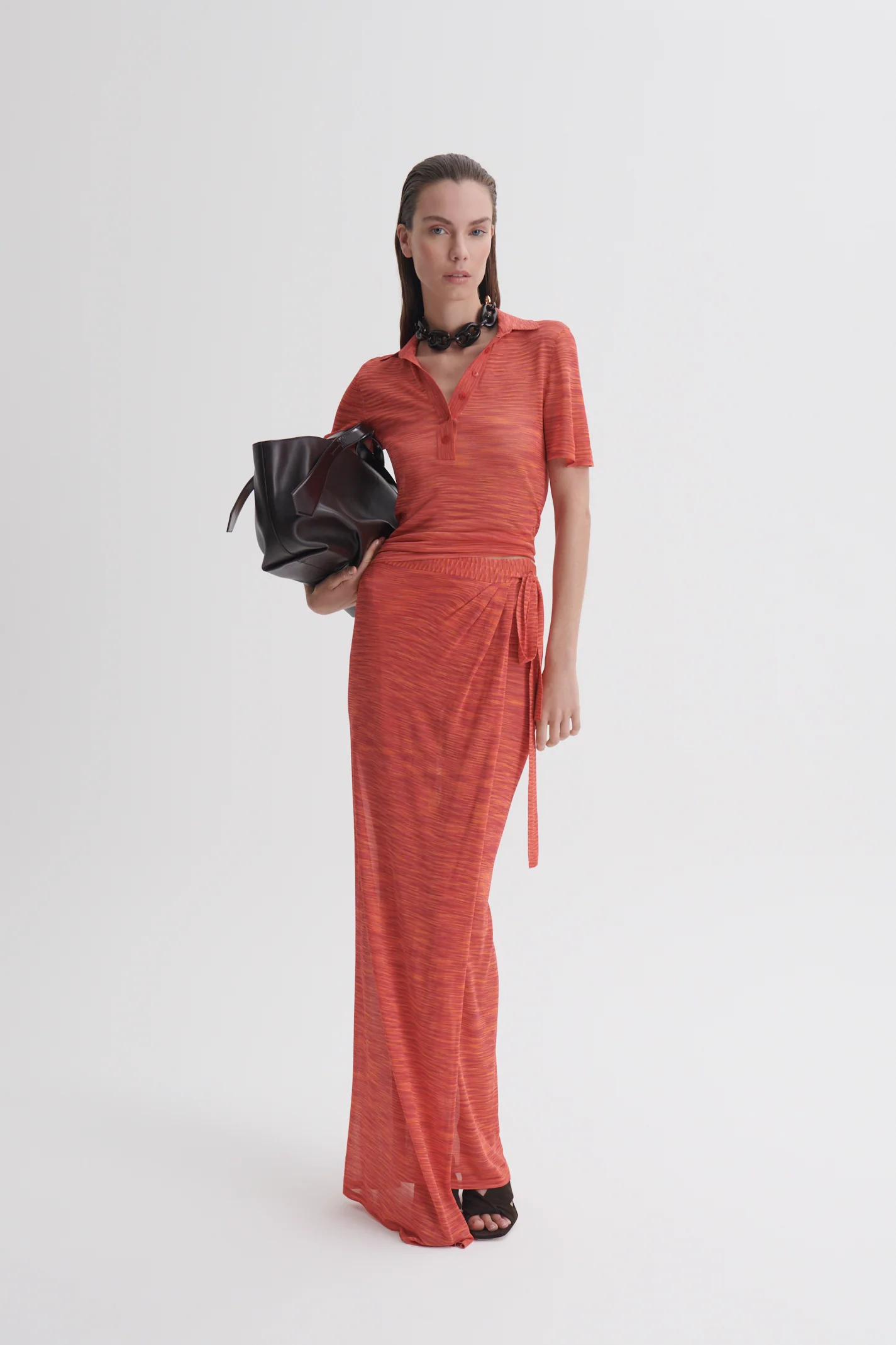 OMBRE WRAP SKIRT - Image 3