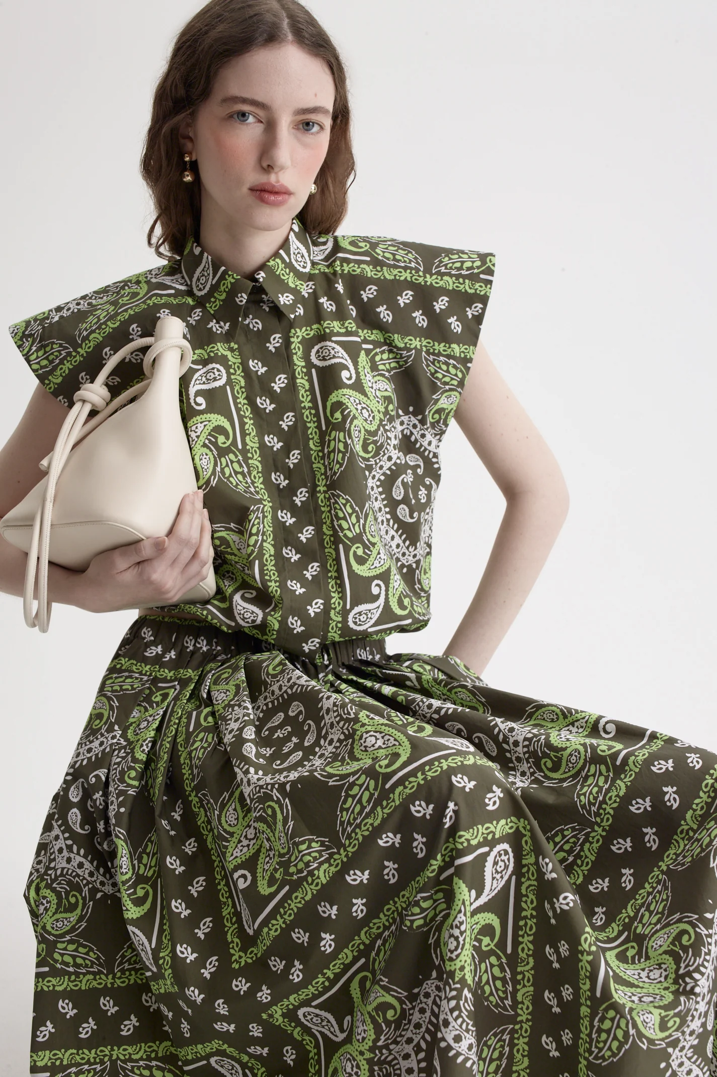 PARACHUTE COTTON BANDANA SKIRT - Image 3