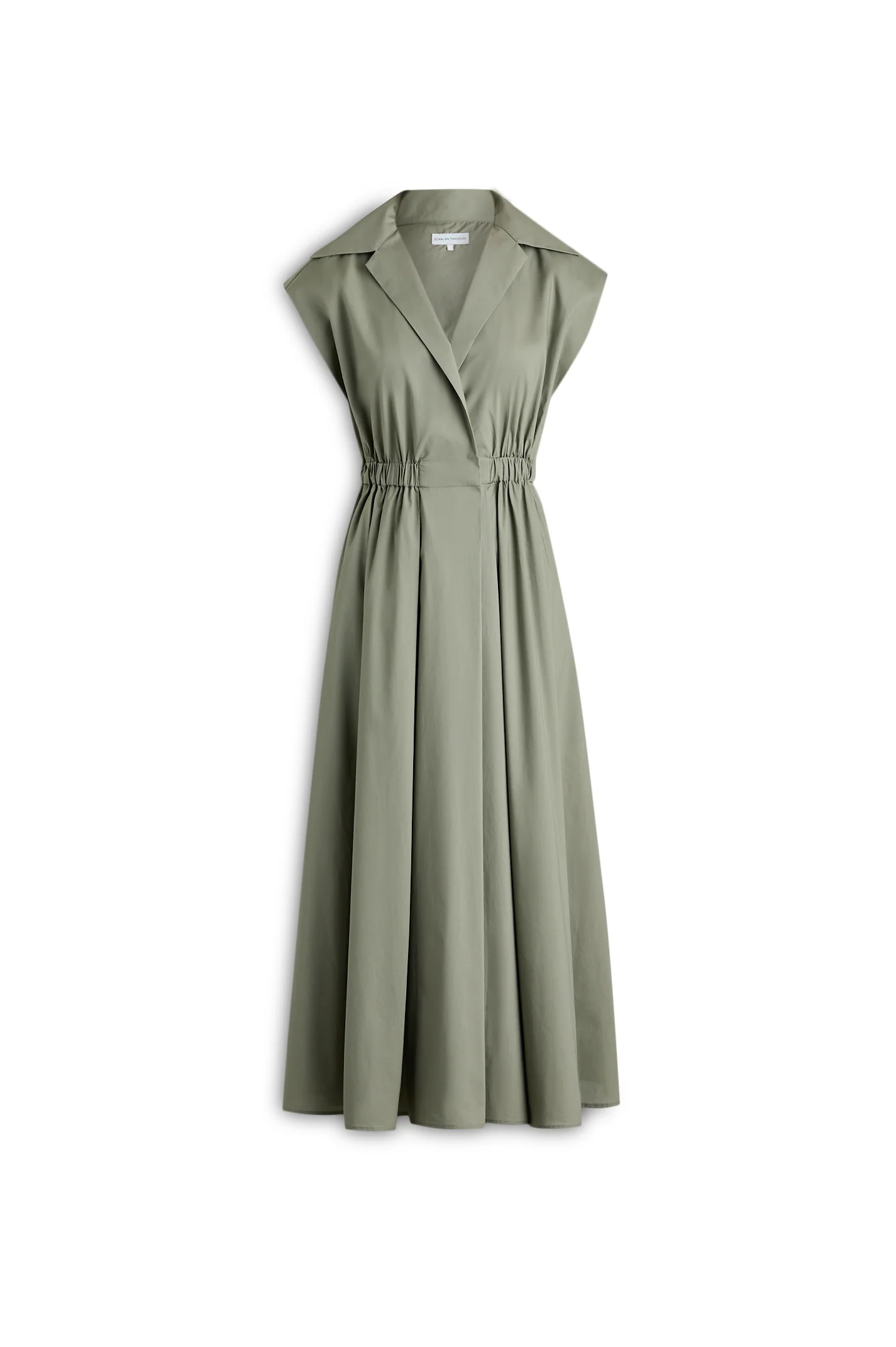 PARACHUTE COTTON CAP SLEEVE DRESS
