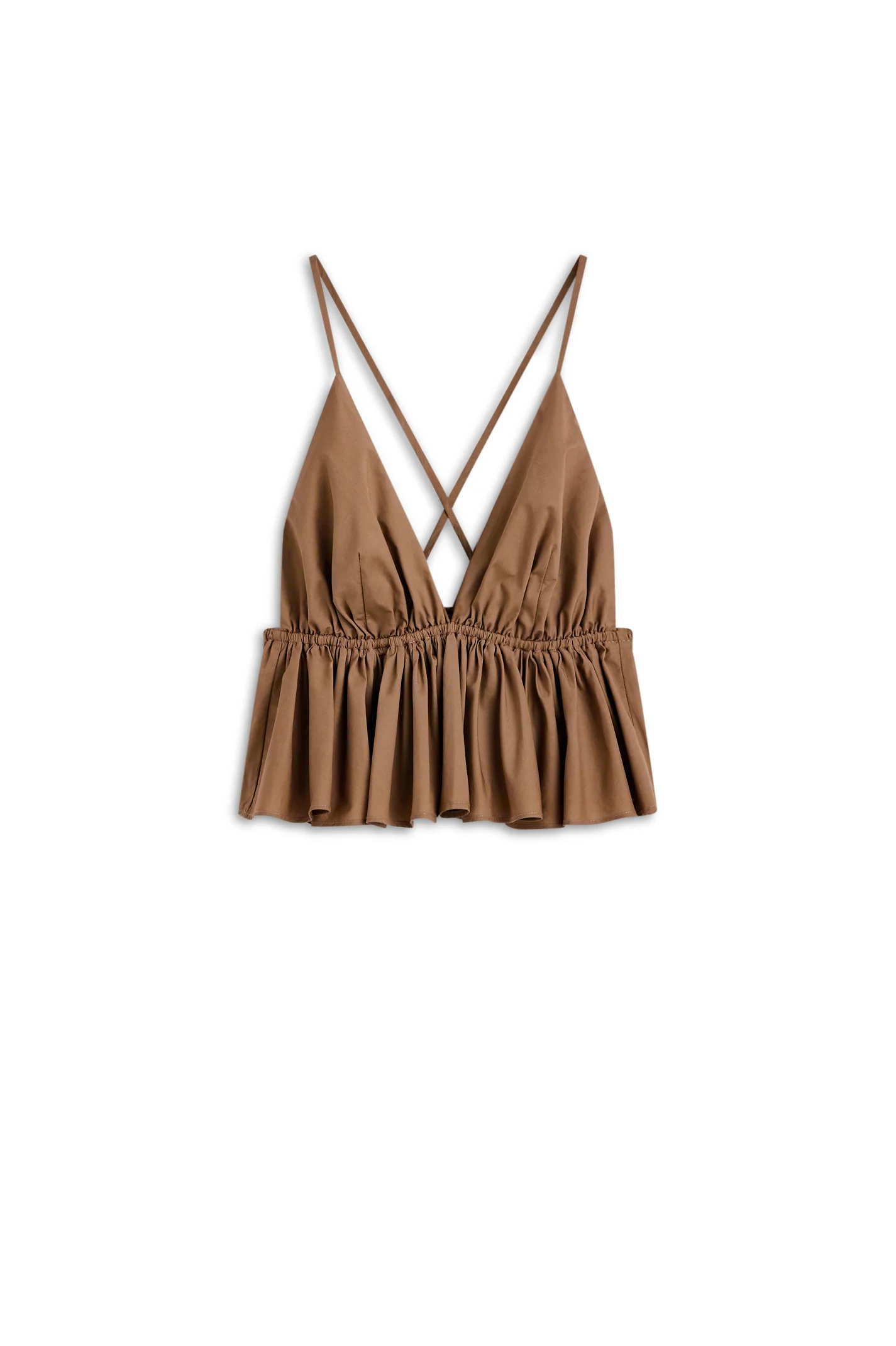 PARACHUTE COTTON RUFFLE CAMISOLE