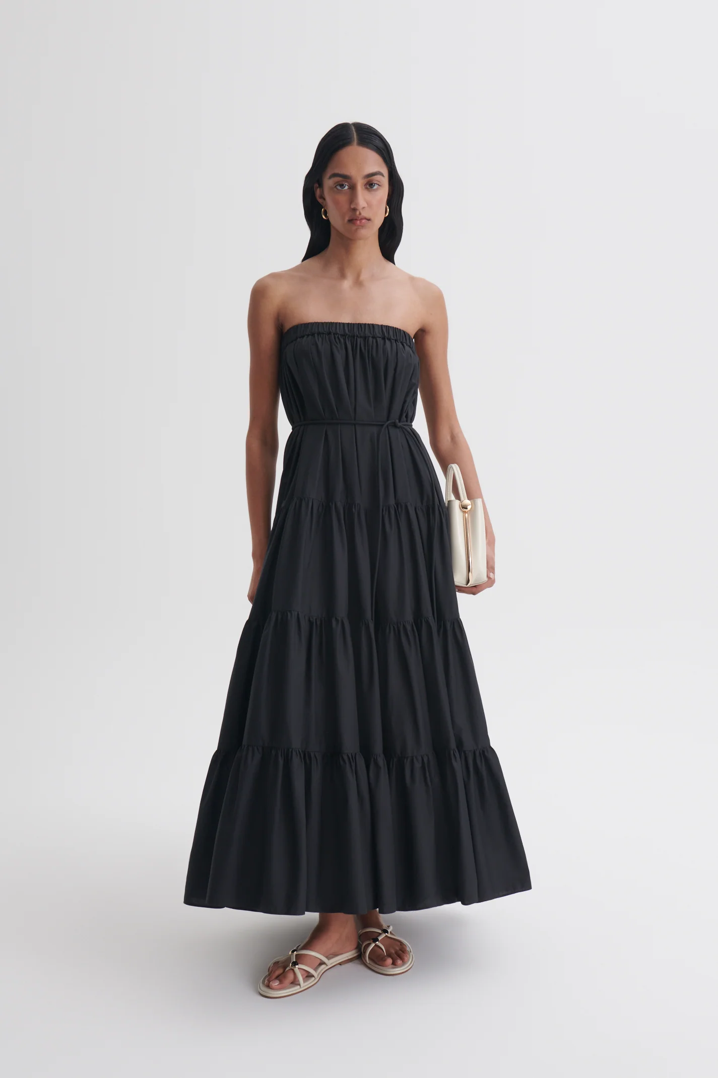 PARACHUTE COTTON TIER DRESS - Image 4