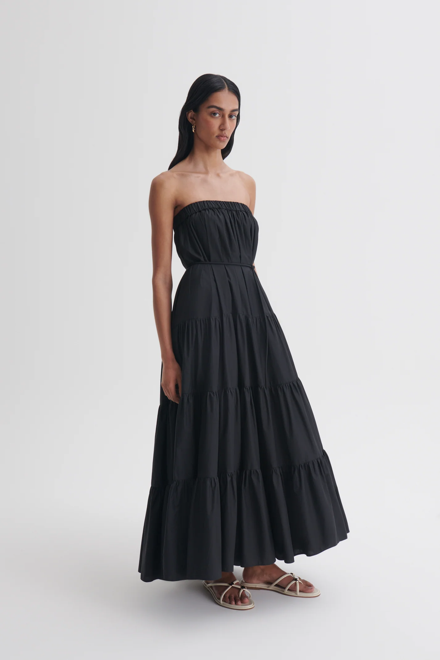 PARACHUTE COTTON TIER DRESS - Image 5