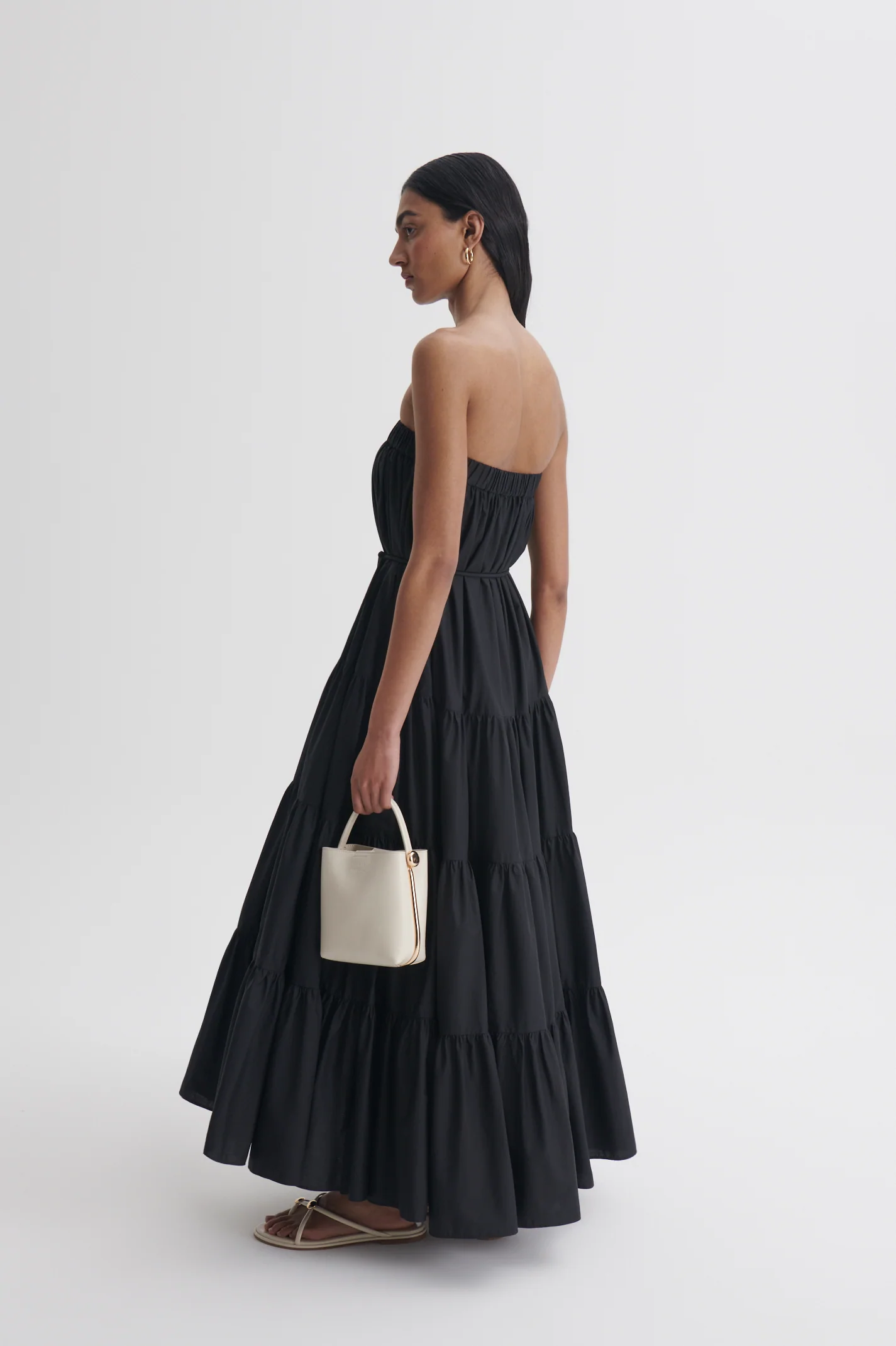 PARACHUTE COTTON TIER DRESS - Image 6