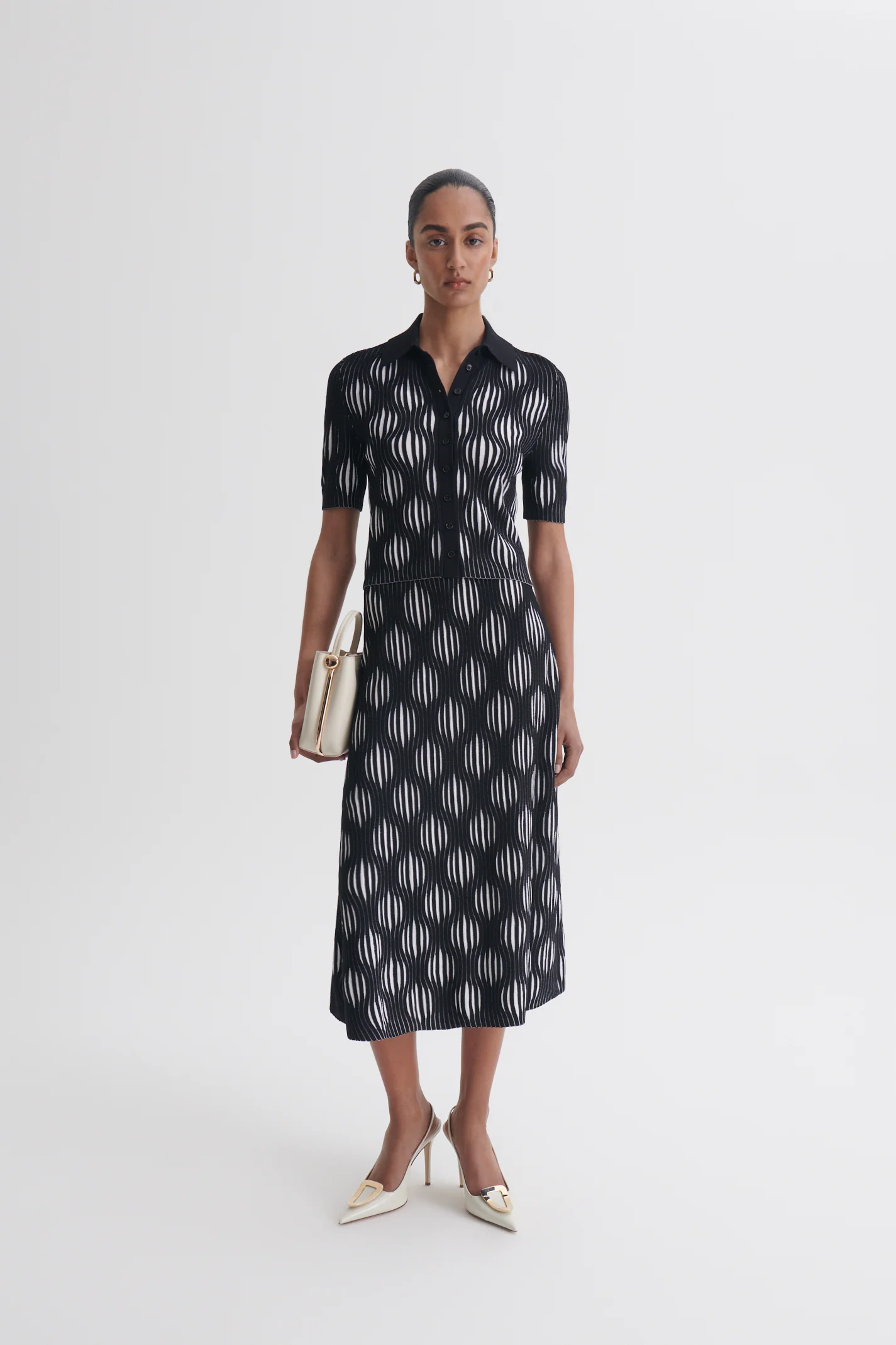 PLEAT WAVE STITCH SHIRT - Image 4