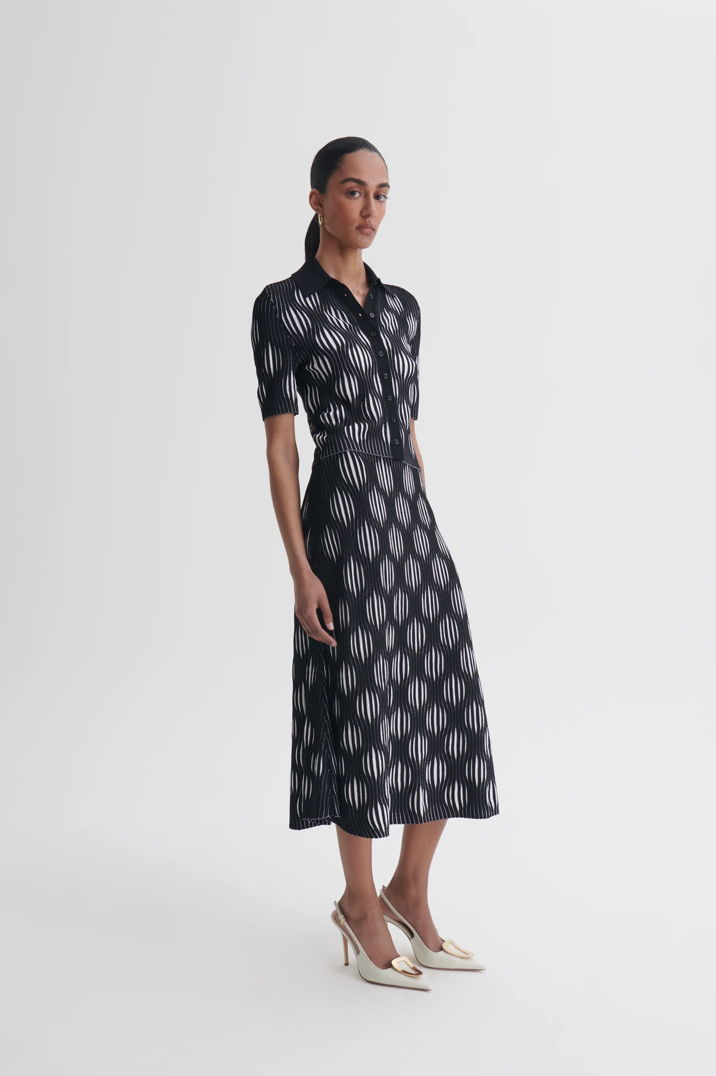 PLEAT WAVE STITCH SHIRT - Image 5