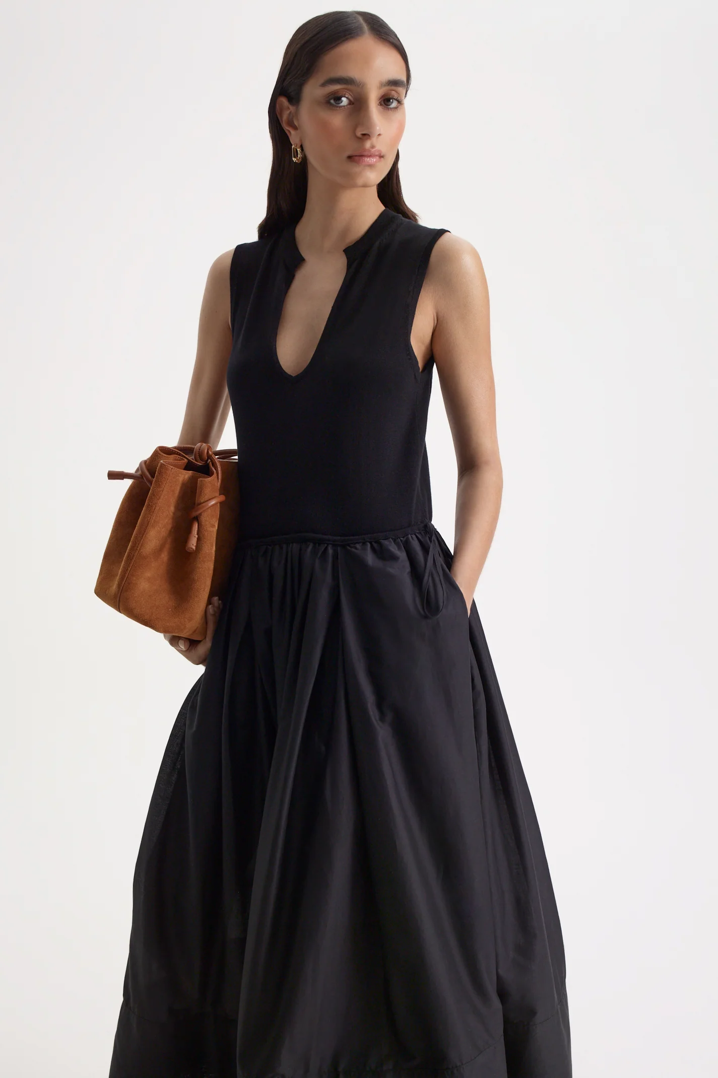 POLISHED VOILE TANK DRESS - Image 6