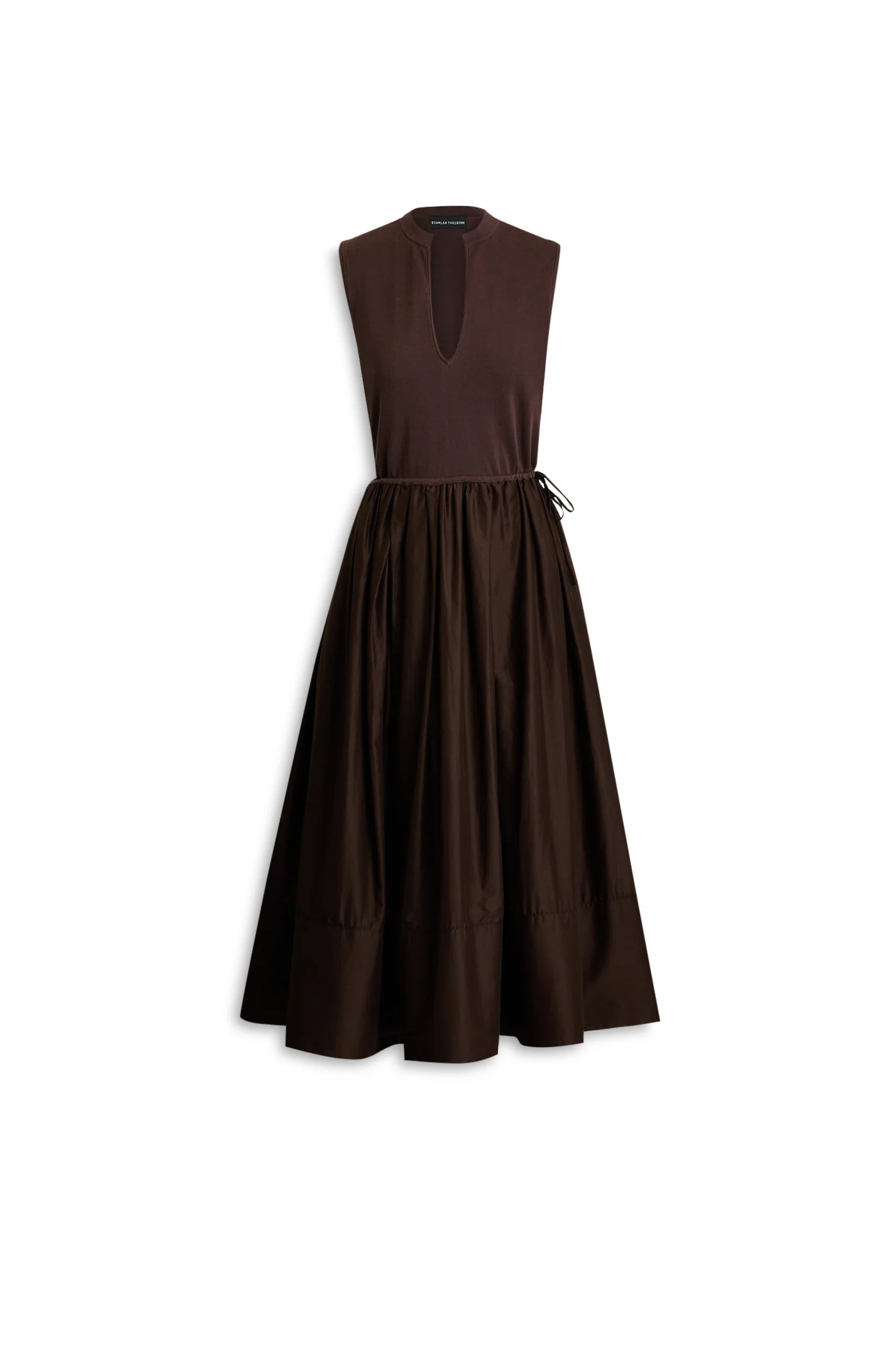POLISHED VOILE TANK DRESS
