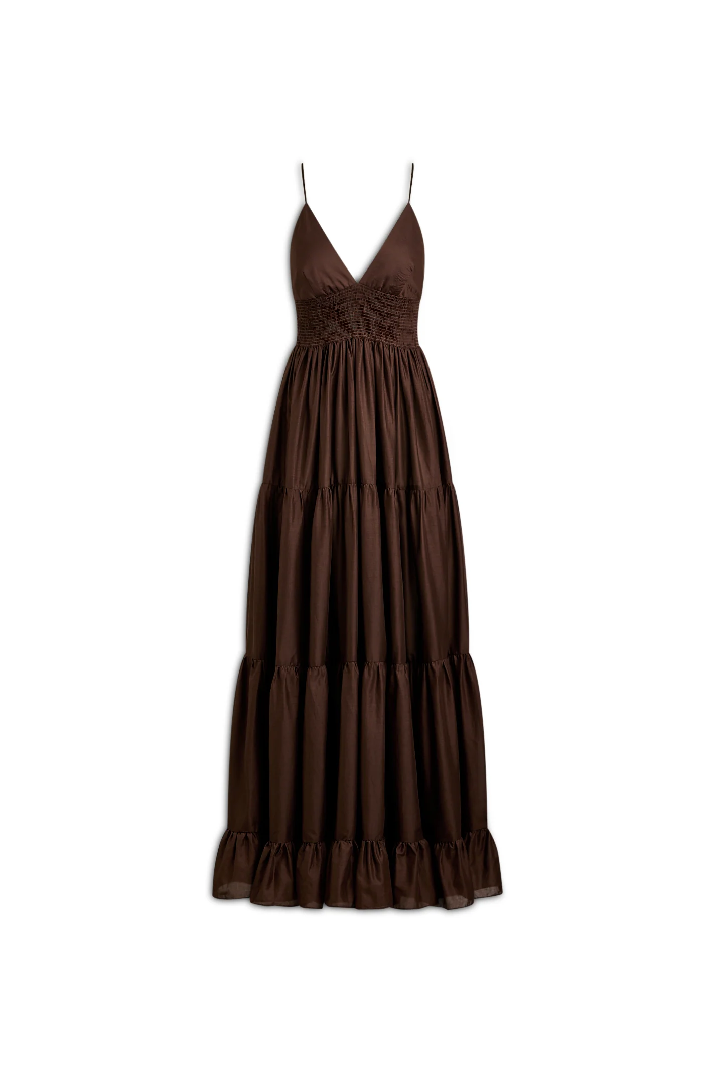 POLISHED VOILE TIER DRESS