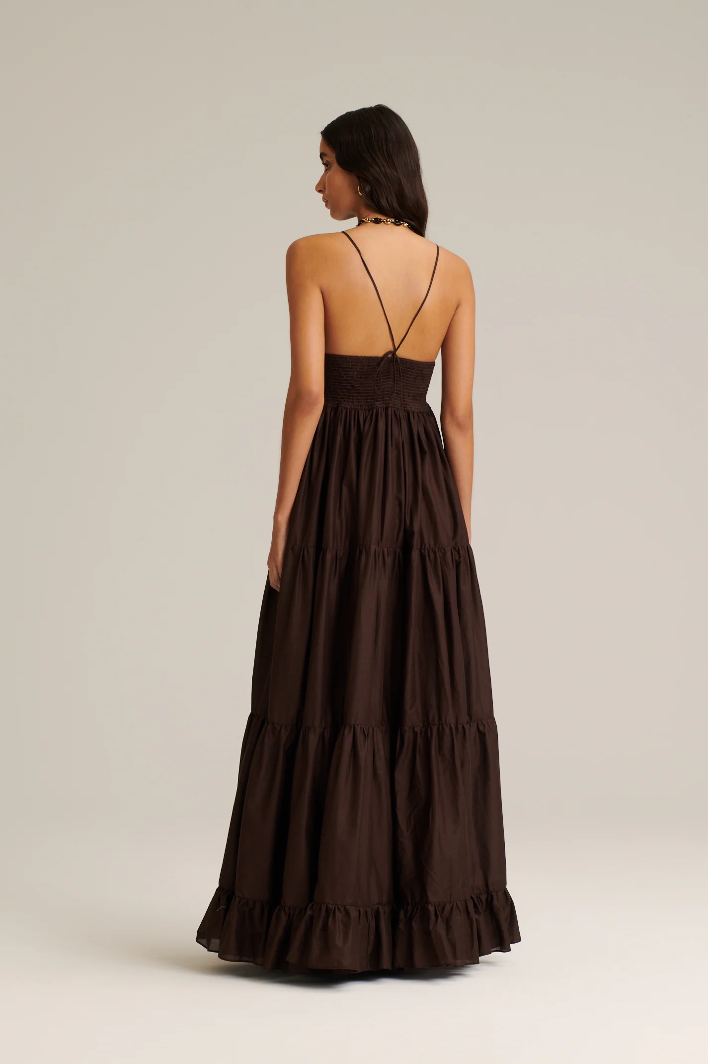 POLISHED VOILE TIER DRESS - Image 6