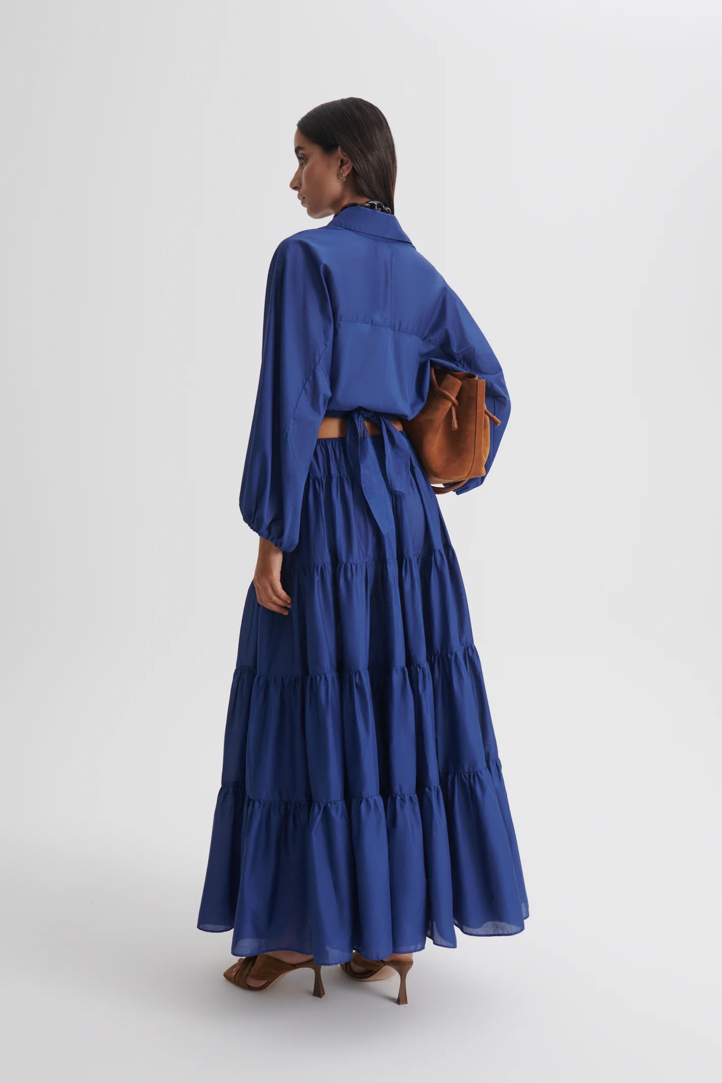POLISHED VOILE WRAP SHIRT - Image 5