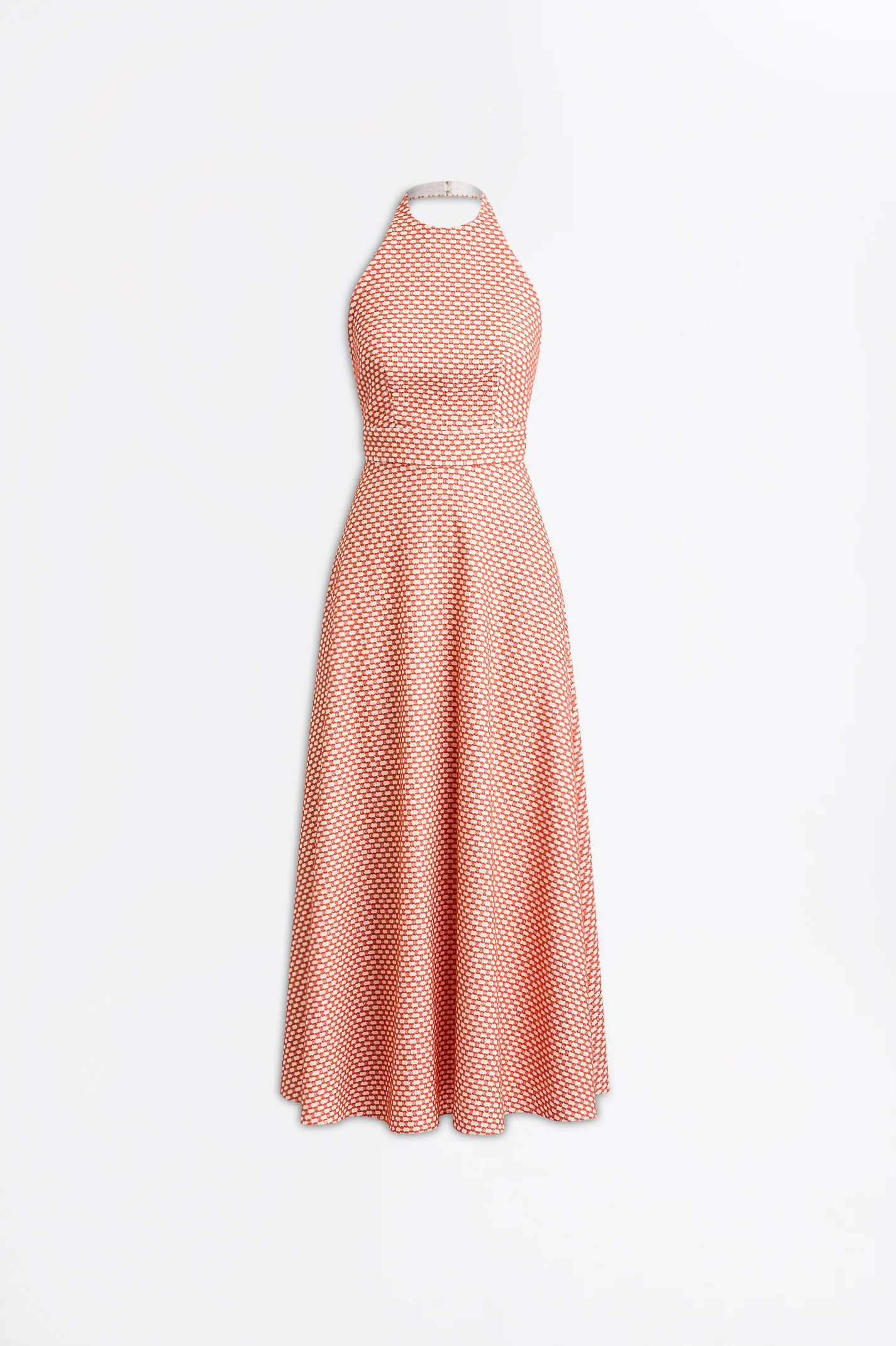 ROPE JAQUARD HALTER DRESS - Image 2