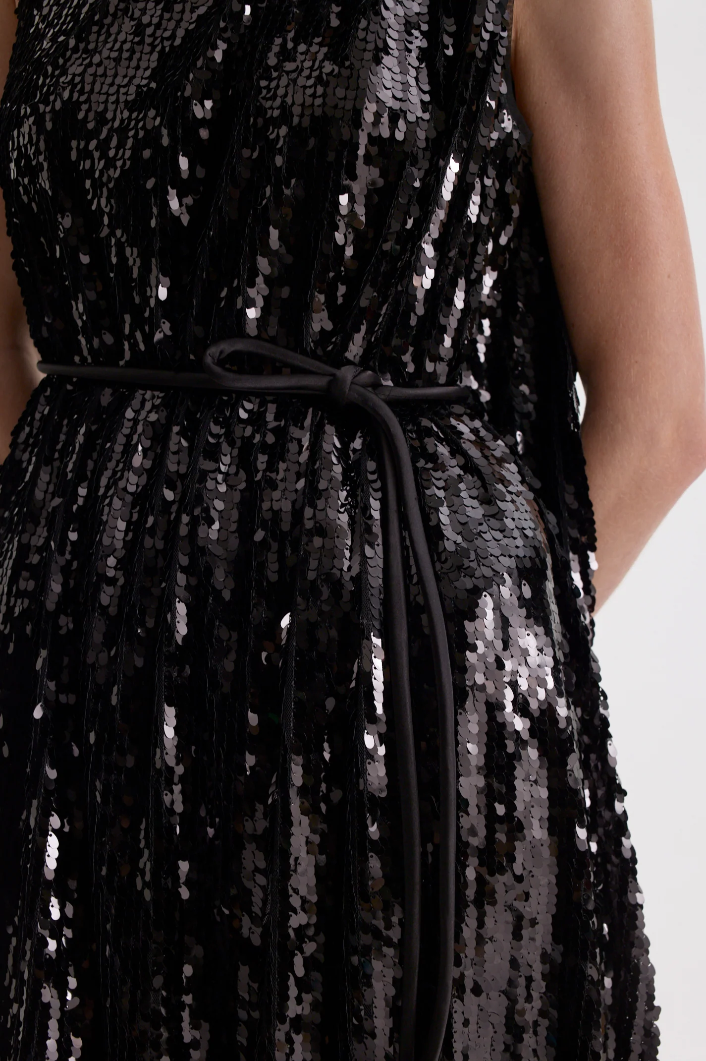 SEQUIN ONE SHOULDER DRESS - Image 8