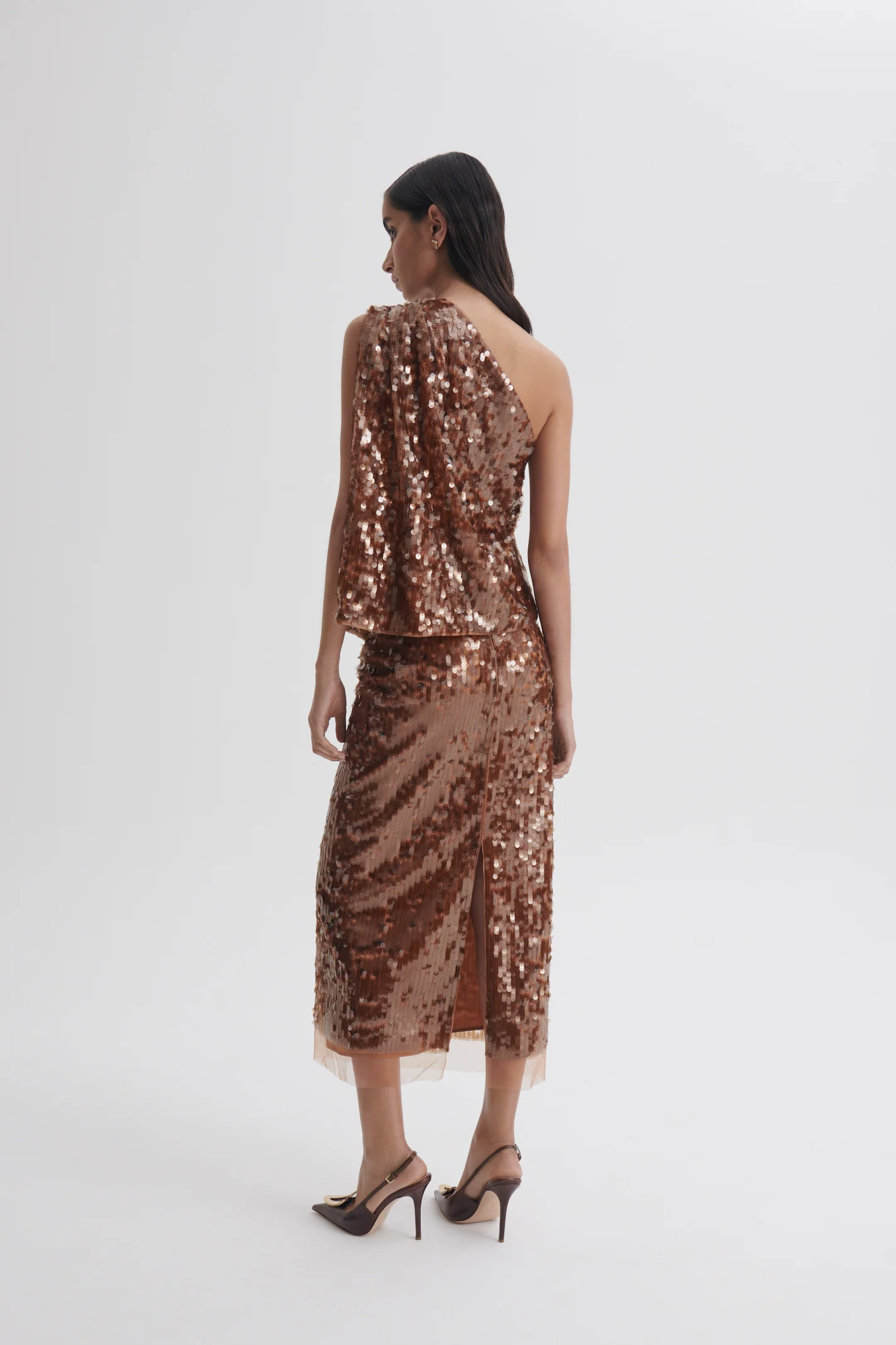 SEQUIN PENCIL SKIRT - Image 4