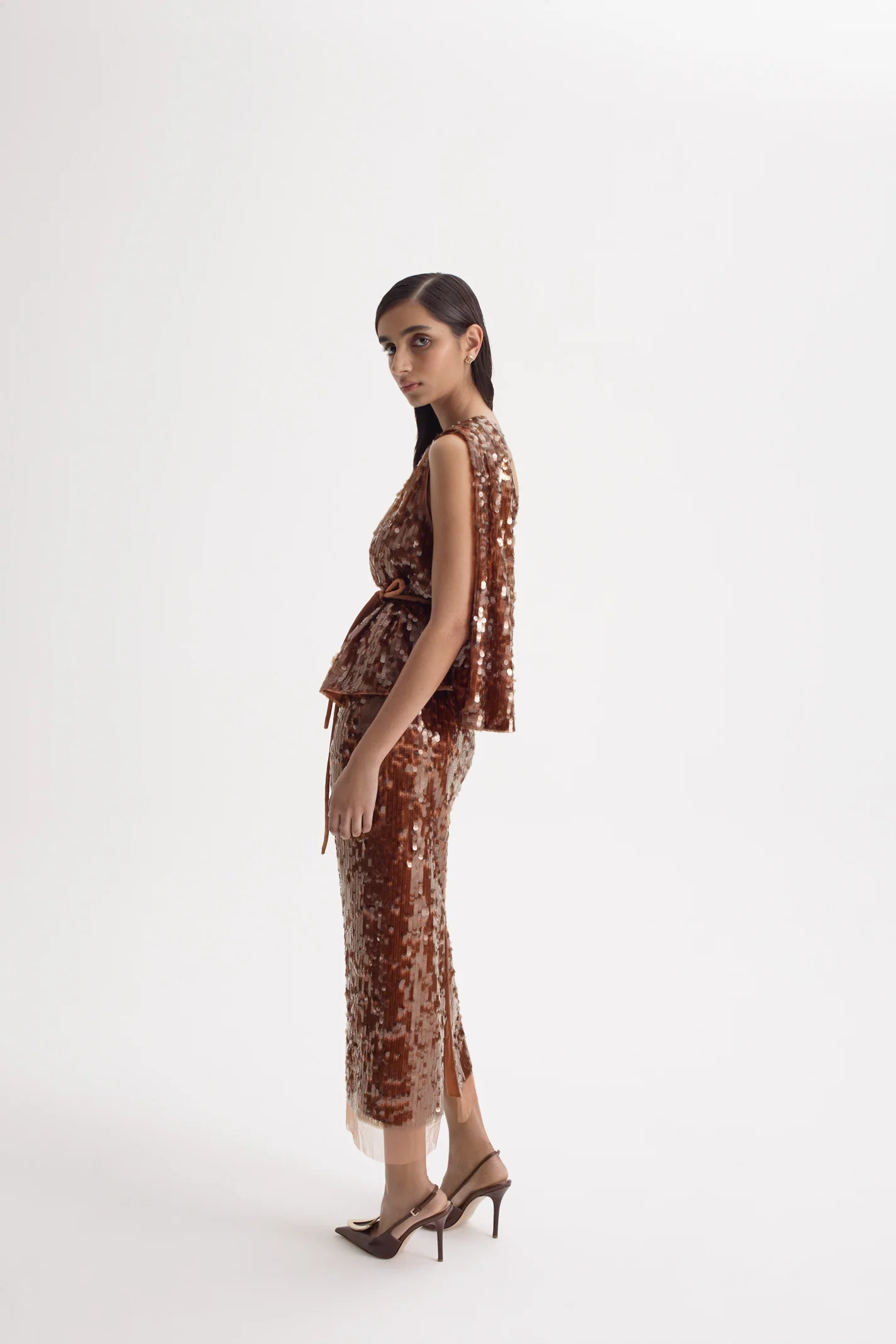 SEQUIN PENCIL SKIRT - Image 7