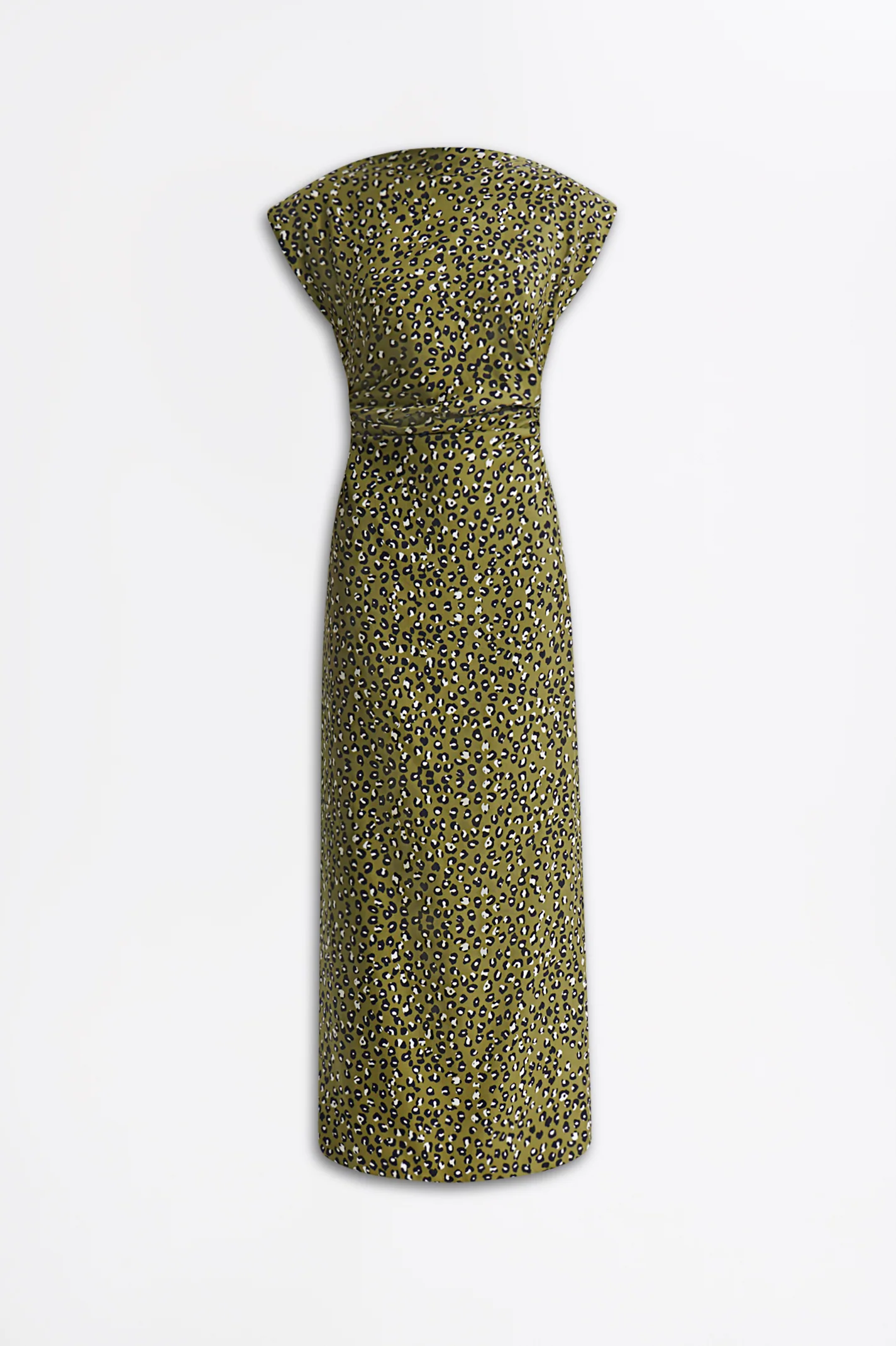 SILK ANIMAL PRINT DRESS - Image 2