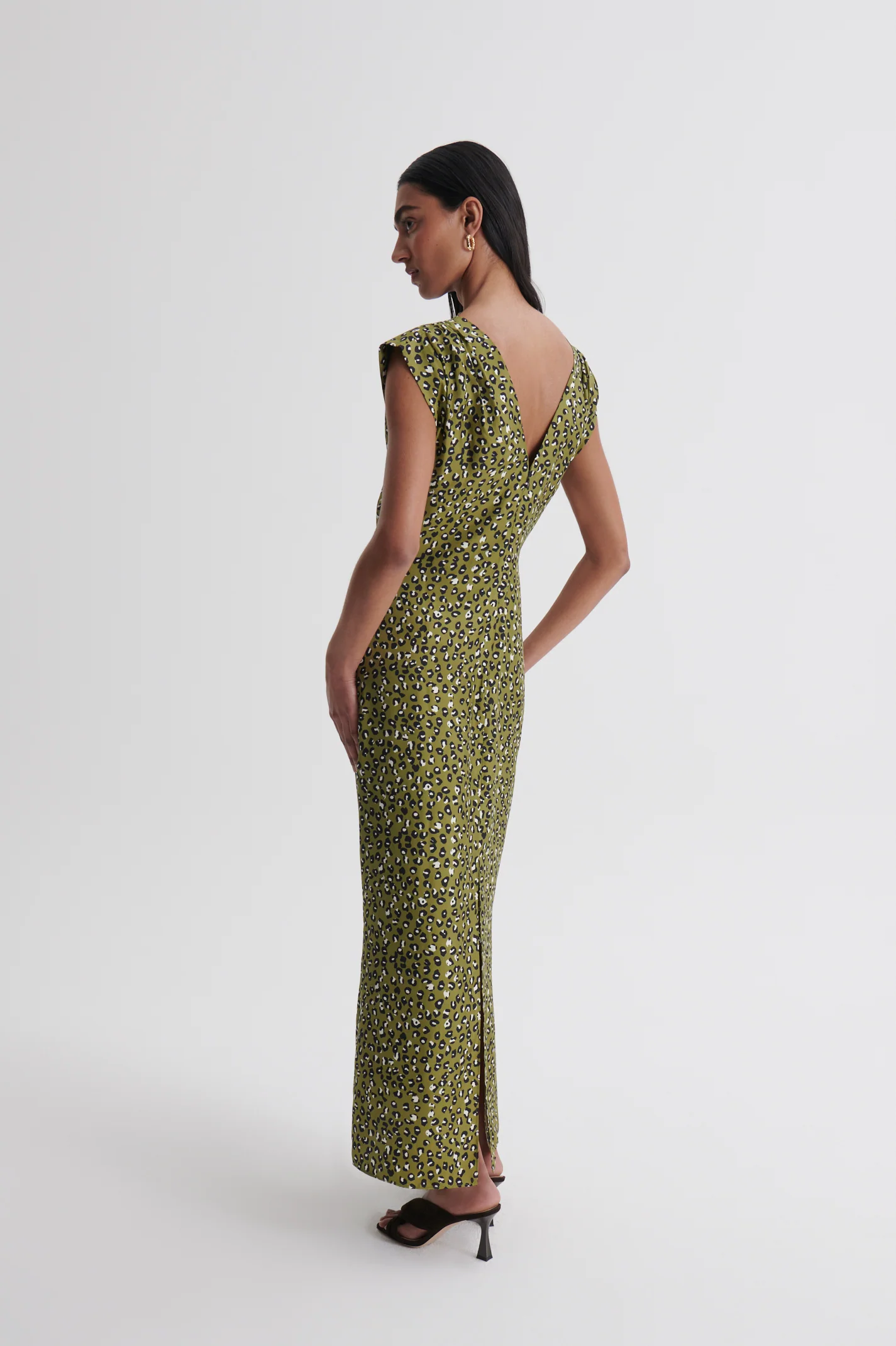 SILK ANIMAL PRINT DRESS - Image 6