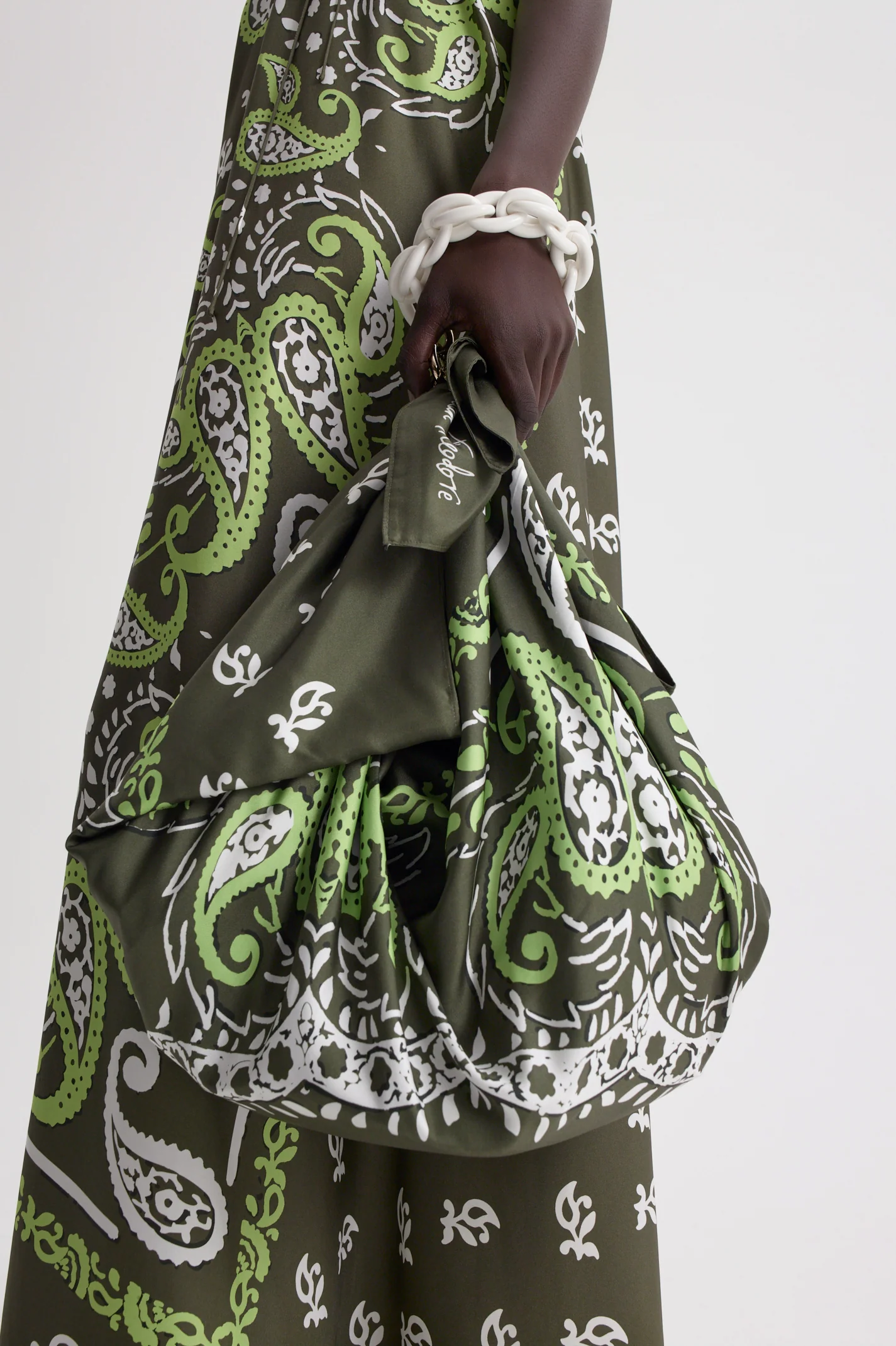 SILK BANDANA DRESS - Image 8
