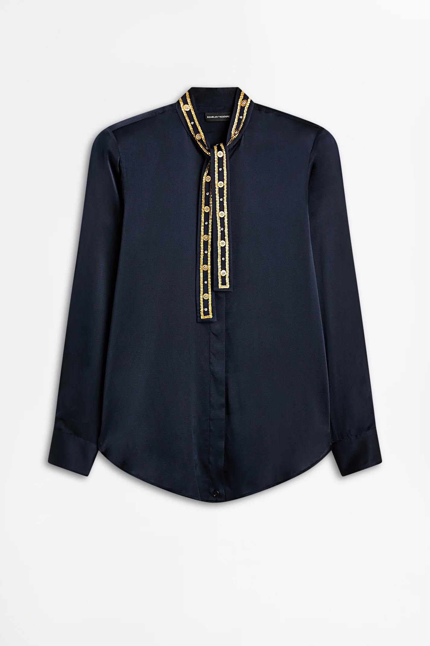 SILK GOLD CHAIN SHIRT - Image 2