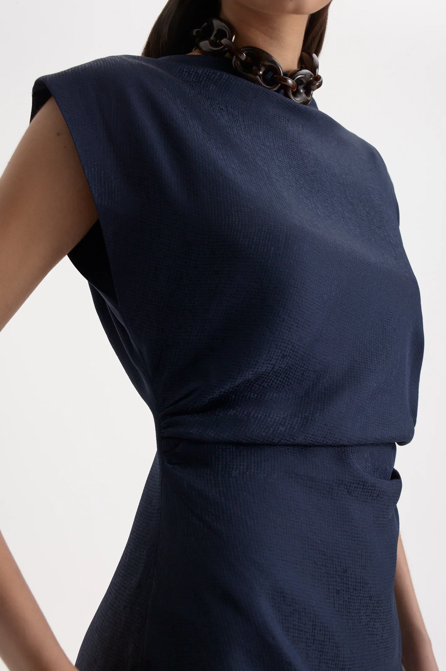 SILK JACQUARD DRESS - Image 7