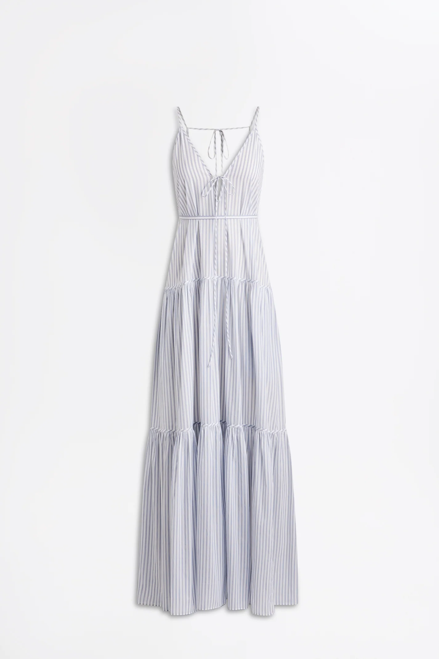 STRIPE VOILE TIER DRESS - Image 2