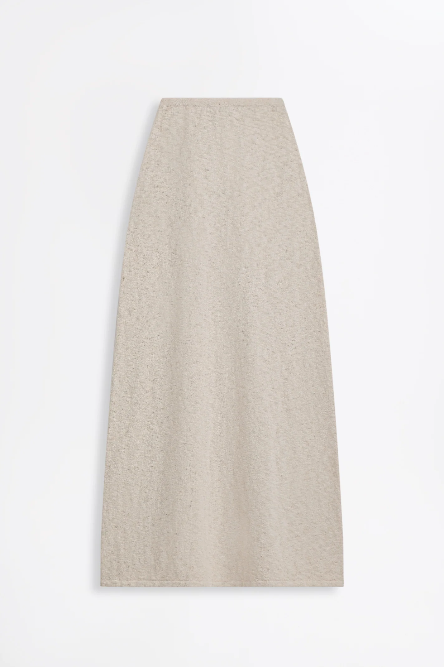 TEXTURED KNIT LONG SKIRT - Image 2