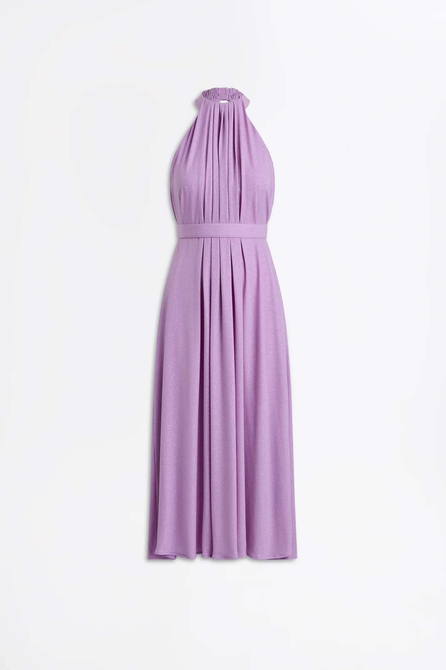 TINSEL TURBAN NECK GOWN - Image 2